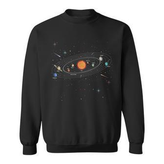 Solar System Planets & Orbit Educational Astrology Sweatshirt - Thegiftio UK