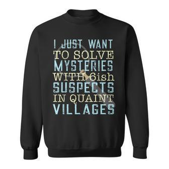 Solve Mysteries Mystery Book Lovers Reading Sweatshirt - Monsterry AU
