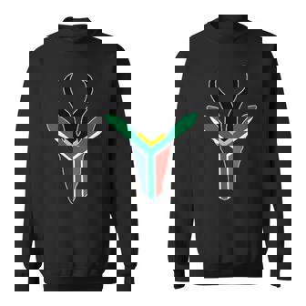 South African Bokke Rugby South Africa Flag Colors Sweatshirt - Thegiftio