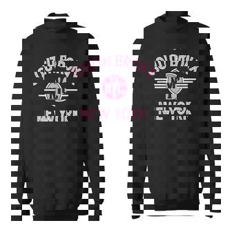 South Bronx New York Nyc Circle Pink Print Sweatshirt - Thegiftio UK