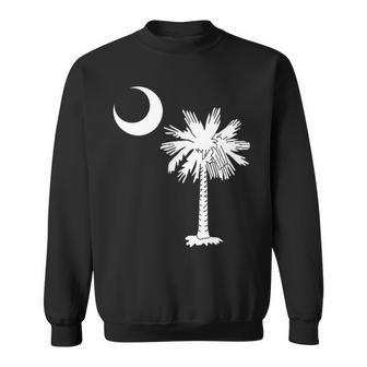 South Carolina State Flag Palmetto Tree Crescent Moon Sc Sweatshirt - Thegiftio UK