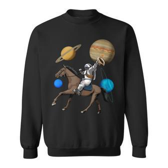 Space Cowboy Vintage Western Retro Sweatshirt - Monsterry