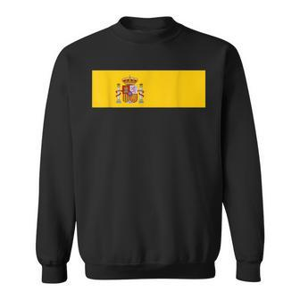Spain 2021 Flag Love Soccer Football Fans Support Sweatshirt - Seseable