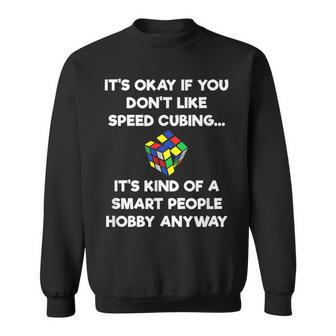 Speed Cubing Smart People Sweatshirt - Monsterry UK