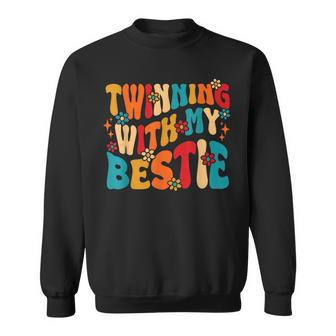 Spirit Week Twinning With My Bestie Matching Twins Sweatshirt - Monsterry UK