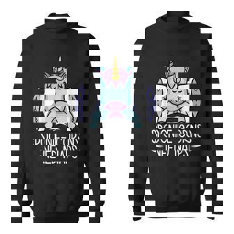 Spooniecorns Need Naps Spoonie Unicorn Lupus Warrior Sweatshirt | Mazezy