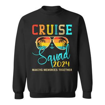 Squad Crew Cruise 2024 Summer Vacation Matching Family Group Sweatshirt - Monsterry