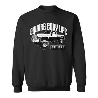 Squarebody 4X4 Classic Pickup Square Body Truck Sweatshirt - Monsterry