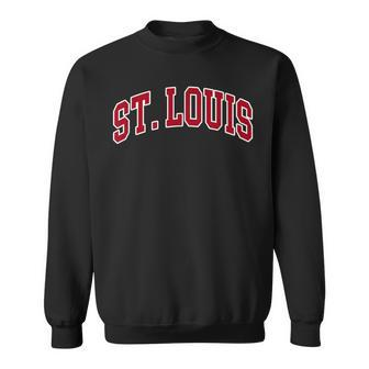 St Louis Hometown Pride Throwback Print Classic Sweatshirt - Monsterry DE