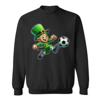 St Patrick's Day Irish Leprechaun Soccer Team Player Sweatshirt - Thegiftio