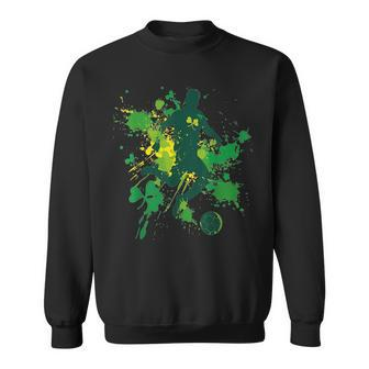 St Patricks Day Soccer Shamrock Sweatshirt - Thegiftio UK