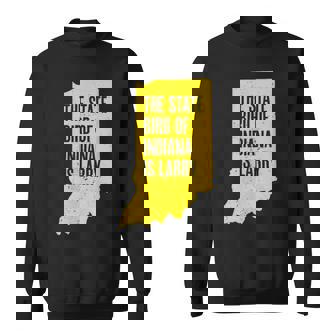 The State Bird Of Indiana Is Larry Indiana Merch Sweatshirt | Mazezy