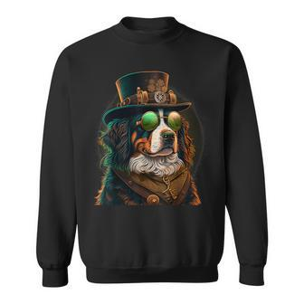 Steampunk Bernese Mountain Dog Sweatshirt | Mazezy