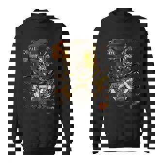 Steampunk Carlin Chemise Steampunk Engrenages Tête De Chien Amoureux De Carlin Sweater e - Cadeauxyz