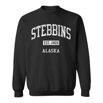 Stebbins Alaska Ak Js04 Vintage Athletic Sports Sweatshirt | Mazezy