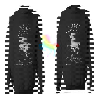 Stella Magic Einhorn Sweatshirt - Mystisches Pferd mit Regenbogenspritzern - Seseable