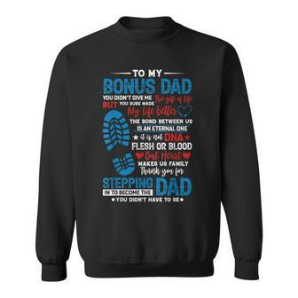 Step Father's Step Dad's Amazing Non Biological Dad Sweatshirt - Monsterry CA