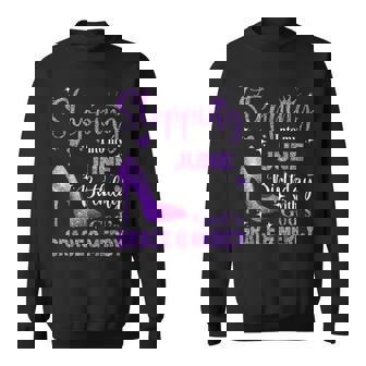 Stepping Into My June Birthday With God's Grace & Mercy Sweatshirt - Seseable