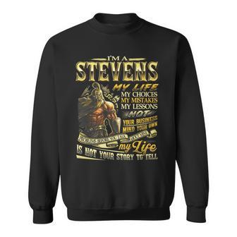 Stevens Family Name Stevens Last Name Team Sweatshirt - Seseable