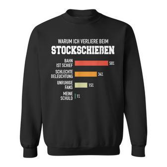 Stockschießen Eisstock Stockschütze Eisstockschießen Sweatshirt - Geschenkecke