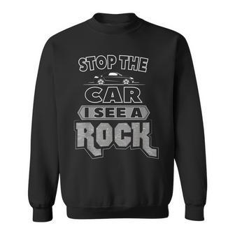 Stop The Car I See A Rock Geologist Wait I See A Rock Sweatshirt - Monsterry