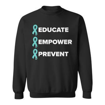 Stop The Violence Sexual Assault Awareness Month Sweatshirt - Seseable