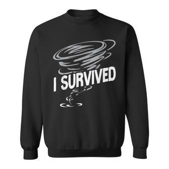 Storm Chaser Hurricane Meteorology Tornado I Survived Sweatshirt - Monsterry DE