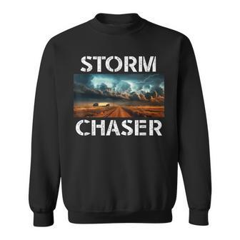 Storm Chaser Picture Extreme Weather Meteorologist Sweatshirt - Monsterry DE