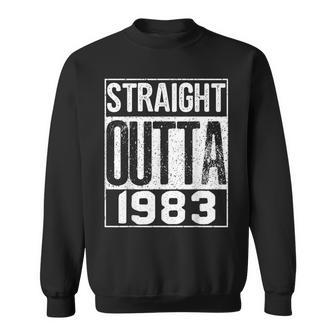 Straight Outta 1983 Great Birthday Sweatshirt - Monsterry UK