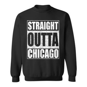 Straight Outta Chicago Illinois State Sweatshirt - Monsterry DE
