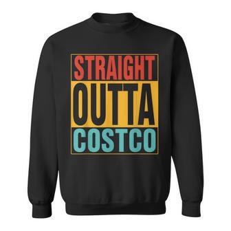 Straight Outta Costco Retro Vintage Apparel Women Sweatshirt - Monsterry CA