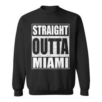 Straight Outta Miami Patriotic Florida Sweatshirt - Monsterry