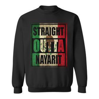 Straight Outta Nayarit Mexico T Sweatshirt - Monsterry DE