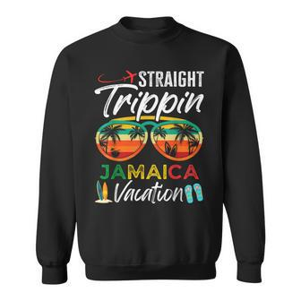 Straight Trippin Jamaica Couples Family Vacation Group Trip Sweatshirt - Monsterry CA