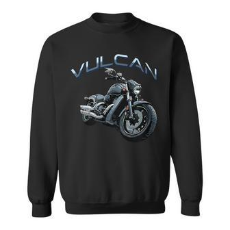 Street Cruiser Vulcan Motorcycle Sweatshirt - Seseable