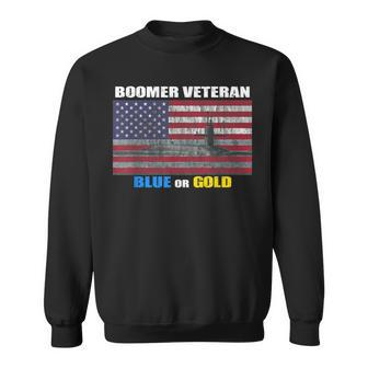 Submarine Boomer Navy Veteran Distressed Us Flag Sweatshirt - Monsterry