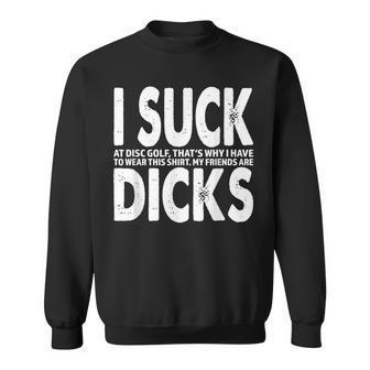 I Suck At Disc Golf Loser Trophy Sweatshirt - Monsterry AU