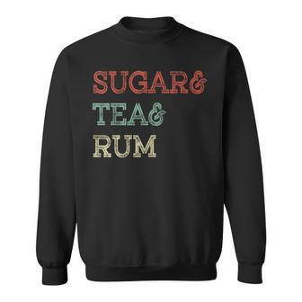 Sugar&Tea&Rum Sea Shanty Sugar Tea Rum Retro Vintage Sweatshirt - Monsterry