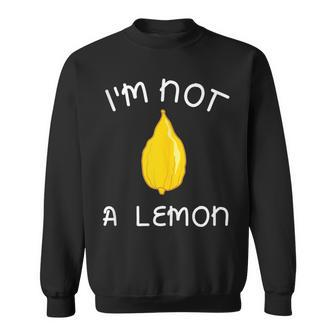Sukkot Etrog I'm Not A Lemon Four Species Lulav Sukkah Sweatshirt - Monsterry DE