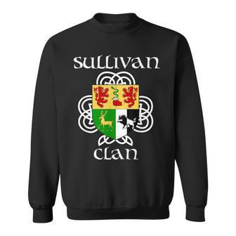 Sullivan Family Crest Coat Of Arms T Sweatshirt - Monsterry
