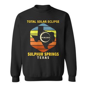 Sulphur Springs Texas Total Solar Eclipse 2024 Sweatshirt - Monsterry AU