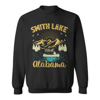 Summer Vacation Retro Mountain Alabama Smith Lake Sweatshirt - Monsterry