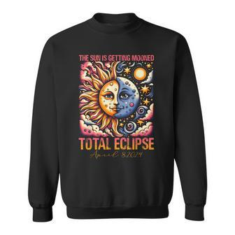 The Sun Is Getting Mooned Total Solar Eclipse Chase 2024 Sweatshirt | Mazezy