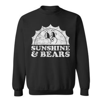 Sunshine And Bears Retro Vintage Sun Bear Sweatshirt - Monsterry