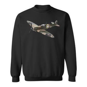 Supermarine Spitfire Ww2 Fighter Plane Sweatshirt - Thegiftio UK