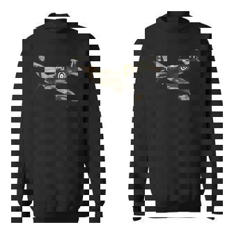 Supermarine Spitfire Ww2 Fighter Plane Sweatshirt - Thegiftio UK