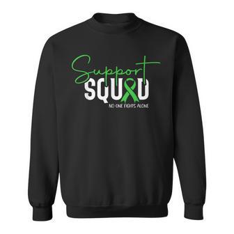 Support Squad Mental Health Awareness Matters Green Ribbon Sweatshirt - Monsterry CA