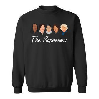 Supremes Court Justices Rbg The Supremes Vintage Women Sweatshirt - Monsterry CA