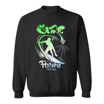 Surf Club West Waves Riders And Ocean Surfers Beach Sweatshirt - Monsterry DE
