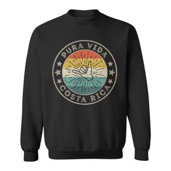 Surf Quote Clothes Surfing Accessories Costa Rica Souvenir Sweatshirt | Mazezy UK